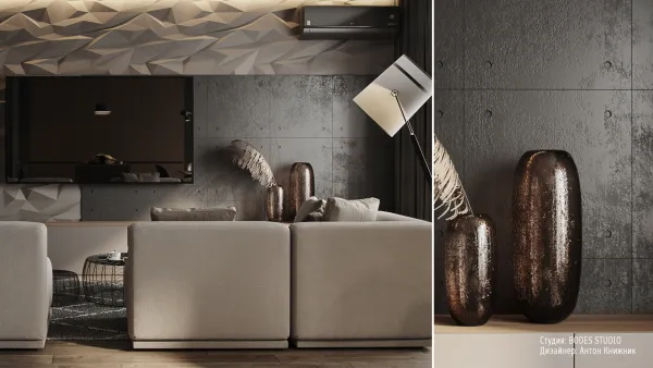 Гипсовые 3D-панели LOFT